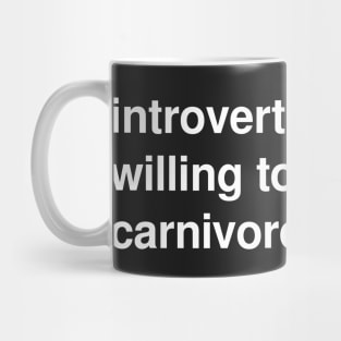 Introverted but willing to discuss carnivorous plants Mug